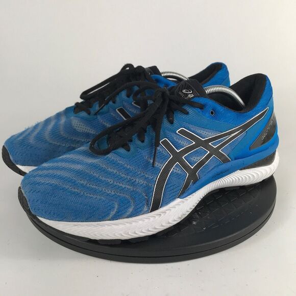 Asics Gel-Nimbus 22 Blue Athletic Running Shoes Blue 1011A680 Men’s Size 11.5 - Picture 1 of 12